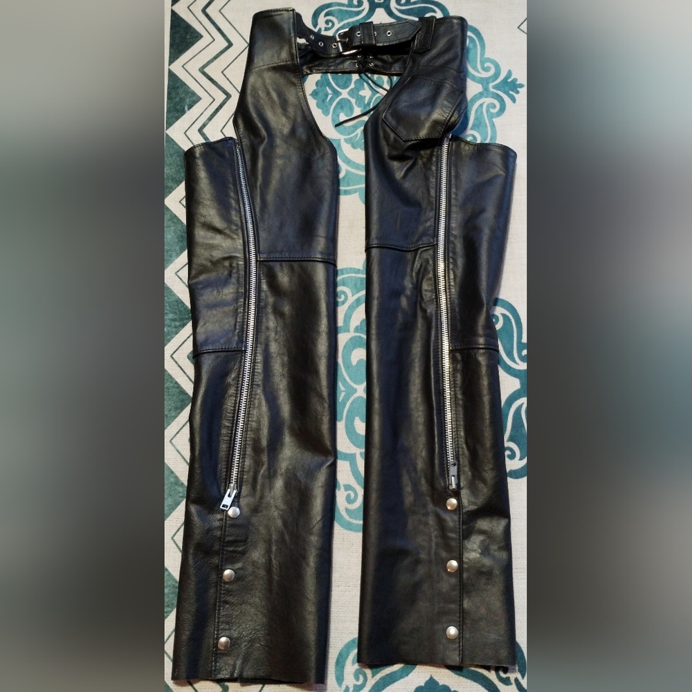 Wilson's Xs Black Leather Chaps